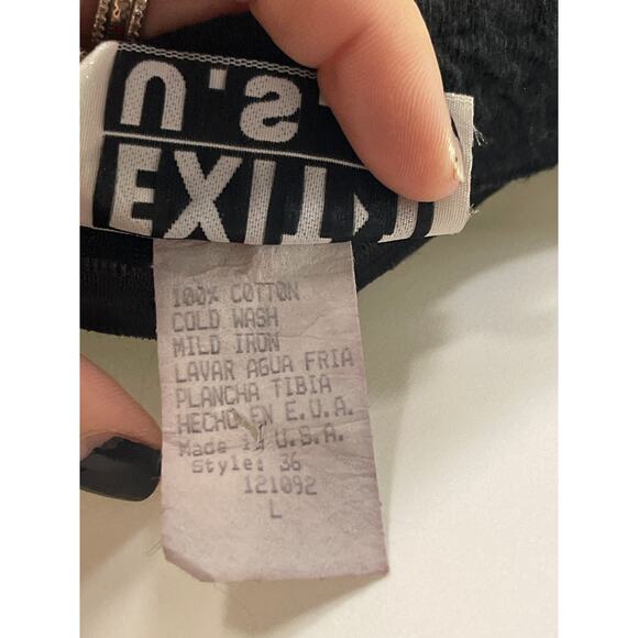 Vintage Exit 1 U.S.A Black Convertible Tube Top or Skirt Boho Chic Size Large - Picture 6 of 6